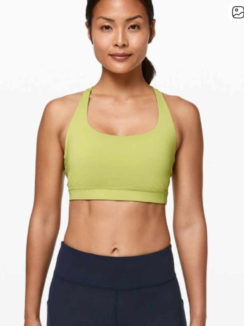 Lululemon athletica Neon Green Energy Sports Bra